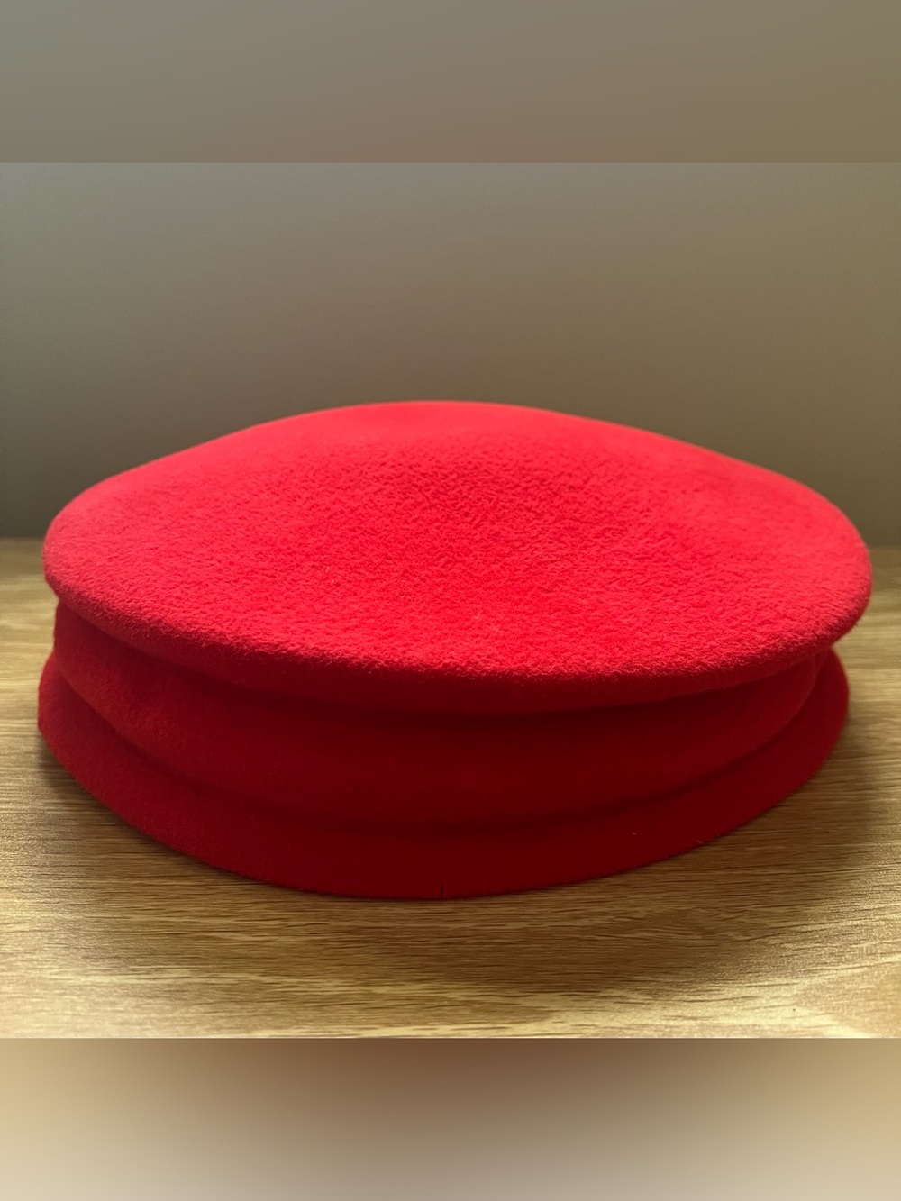 Vintage André Montreal Red Velour Pillbox Hat – Made in Canada